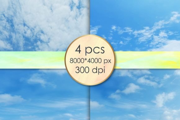 Abstract Blue Sky Background: A Versatile Design Element for Creative Projects