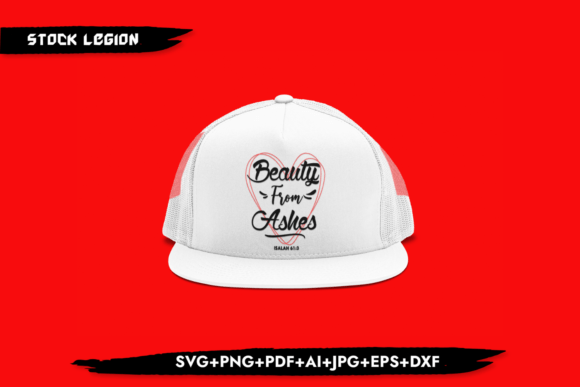 Beauty from Ashes Christian SVG