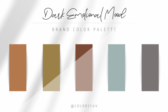 Brand Color Dark Emotional Mood Bundle