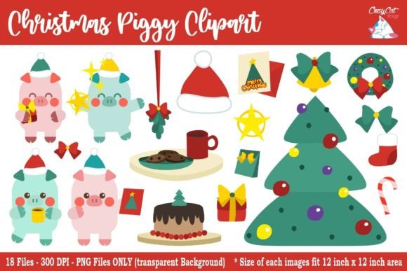 Christmas Piggy Clip Art: A Versatile Digital Asset for Creative Projects