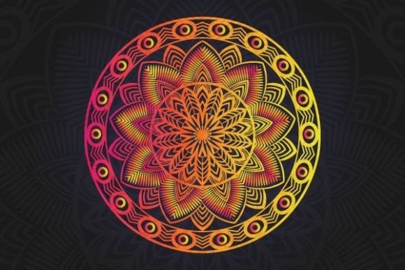 Colorful Mandala Vector Background