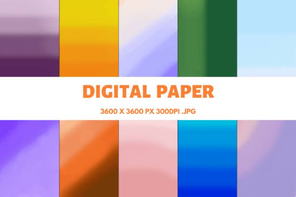 Cute Gradient Abstract Digital Papers: A Versatile Tool for Modern Creativity