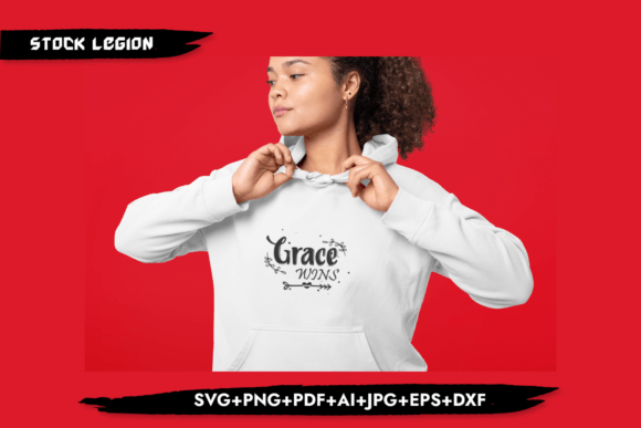 Grace Wins - Christian SVG: A Versatile Design for Creative Projects