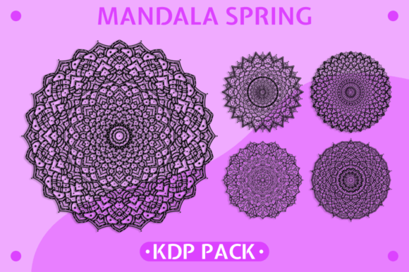 Mandala Spring KDP Pack: A Versatile Design Solution for Creative Projects