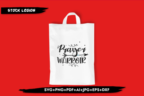 Prayer Warrior - Christian SVG: A Versatile Design for Creative and Faith-Based Projects