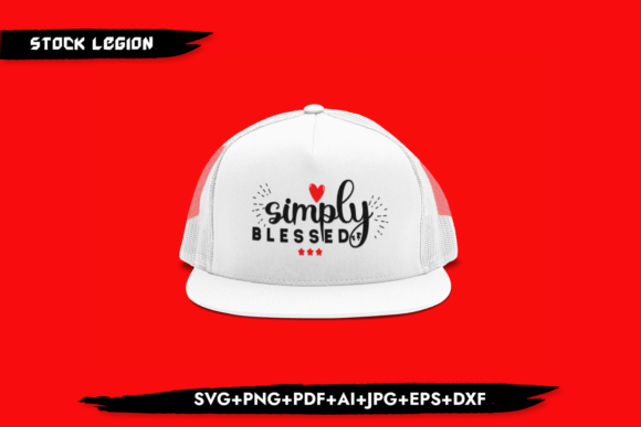 Simply Blessed - Christian SVG: A Versatile Tool for Creative and Business Projects